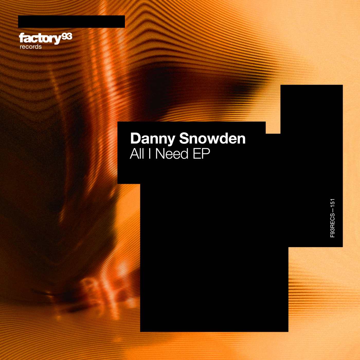 Danny Snowden All I Need cover art
